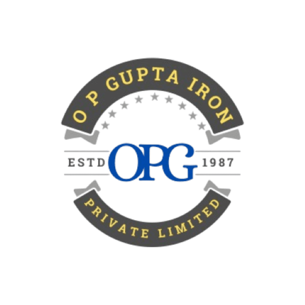 O.P. Gupta Iron Logo
